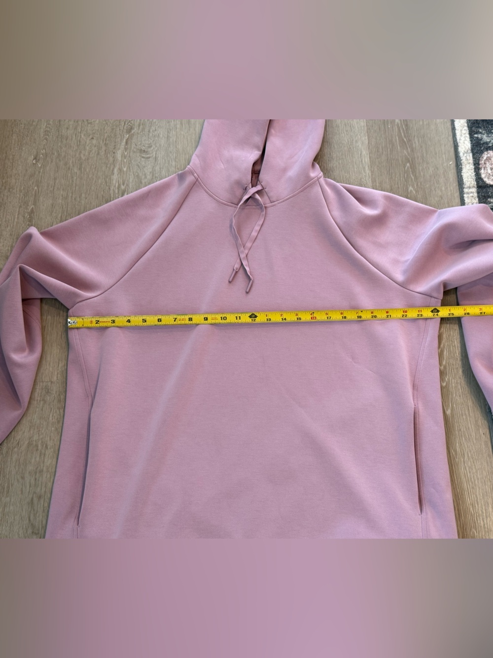 Lululemon Smooth Spacer Classic-Fit Pullover Hoodie Rose Blush Workout XL - Picture 7 of 7